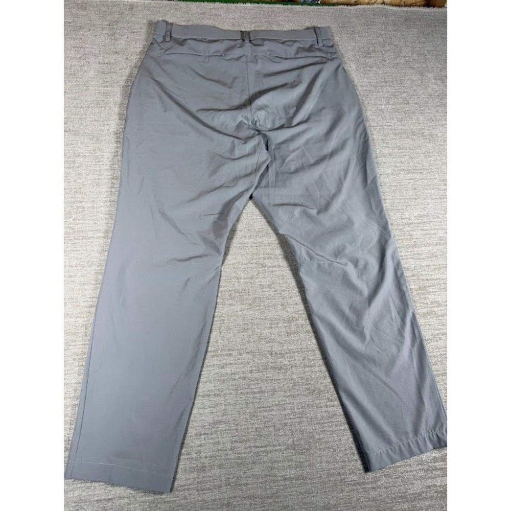 Fabletics The One Pant Mens 34/28 Grey Performance Activewear Stretch - Picture 3 of 7